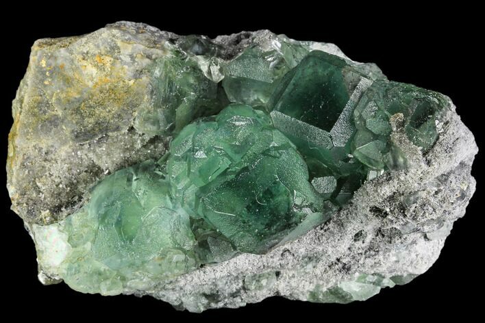 Cubic, Green Fluorite (Dodecahedral Edges) - China #112403